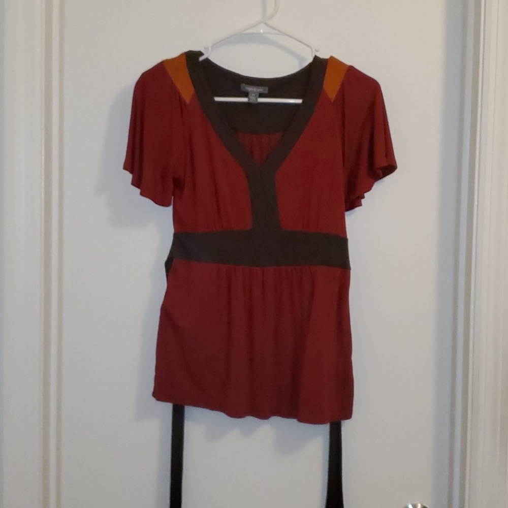 Dress flowy tie back top